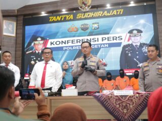Satreskrim Polres Magetan Ringkus Komplotan Perampok Minimarket 24 Jam Maospati, Dua Pelaku Masih Buron