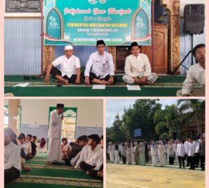 Peringatan Hari Santri Nasional (HSN) 2025 di SMK Negeri 1 Donorojo Berlangsung Khidmat