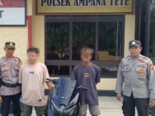 Dua Pelaku Curanmor NMAX di Ampana Tete Dibekuk di Bunta