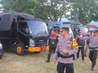 Kapolres Sigi Pimpin Apel Pengamanan Malam Tahun Baru 2026, Pastikan Malam Tahun Baru berjalan dengan Aman, lancar dan kondusif.