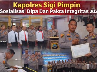 Kapolres Sigi Pimpin Sosialisasi Dipa Dan Pakta Integritas 2026