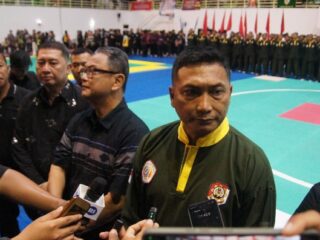 Pangdam XXIII/Palaka Wira Tutup Kejuaraan Pencak Silat Militer Open Turnamen Piala Pangdam XXIII/PW TA 2026