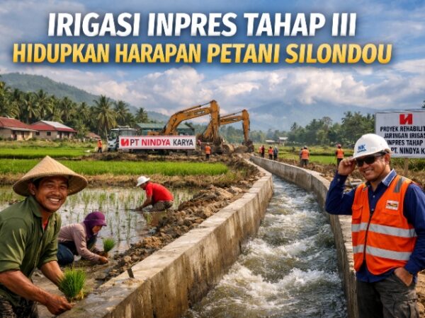 Warga Bersyukur, Irigasi INPRES Tahap III Kembalikan Harapan Petani Silondou