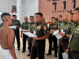 Sidang Parade Caba PK TNI AD Reguler Pria TA 2026, Kodam XXIII/Palaka Wira Laksanakan Seleksi Secara Transparan dan Objektif
