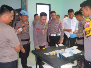 Kapolres Sigi Tegaskan Komitmen Bersih Narkoba Melalui Tes Urine Mendadak Personel Polres Sigi