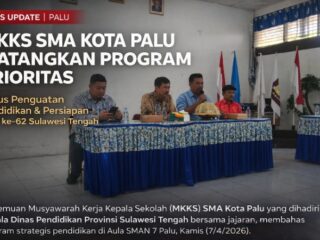 MKKS SMA Kota Palu Bahas Beberapa Hal Program, Salah Satunya Persiapan HUT Ke 62 Provinsi Sulawesi Tengah