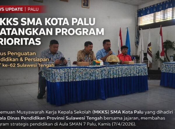MKKS SMA Kota Palu Bahas Beberapa Hal Program, Salah Satunya Persiapan HUT Ke 62 Provinsi Sulawesi Tengah