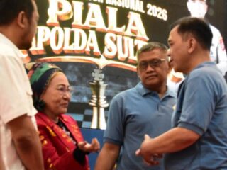 Sinergitas TNI-Polri, Kasdam XXIII/Palaka Wira Hadiri Pembukaan Turnamen Catur Terbuka Piala Kapolda Sulteng