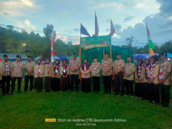 Wakil Bupati Bangkep Buka Perkemahan Jambore Cabang Ke-3, Pramuka Membentuk Karakter Cinta Tanah Air