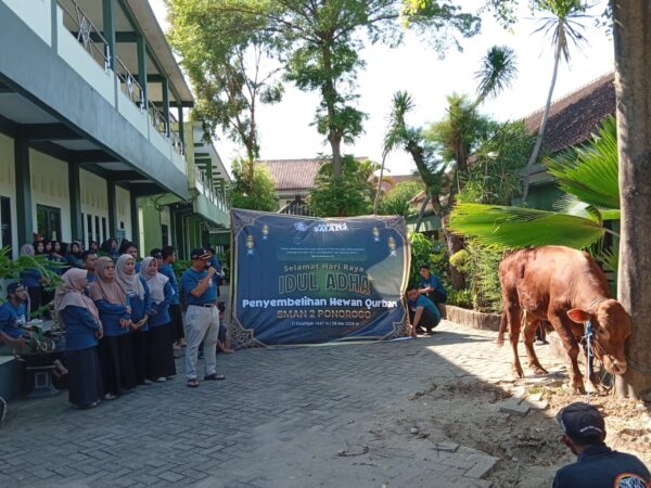 Sambut Idul Adha 1447 H,SMAN 2 Ponorogo Tanamkan Nilai Keikhlasan dan Gotong Royong Lewat Ibadah Qurban